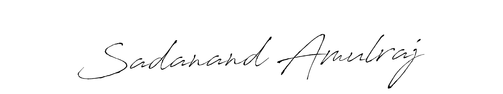 Also You can easily find your signature by using the search form. We will create Sadanand Amulraj name handwritten signature images for you free of cost using Antro_Vectra sign style. Sadanand Amulraj signature style 6 images and pictures png