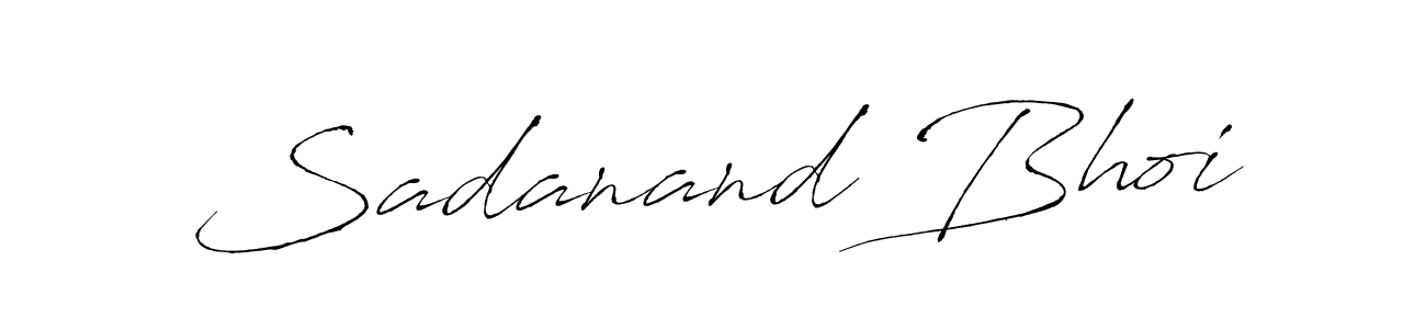 How to make Sadanand Bhoi name signature. Use Antro_Vectra style for creating short signs online. This is the latest handwritten sign. Sadanand Bhoi signature style 6 images and pictures png