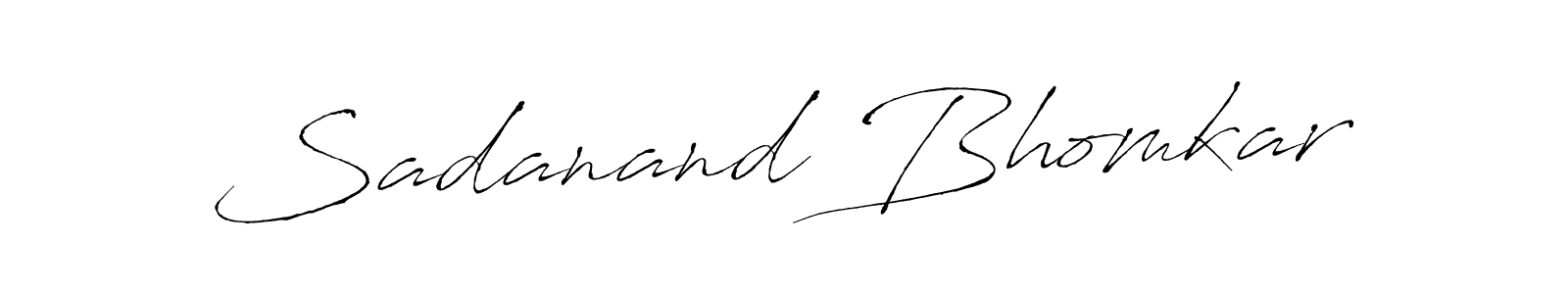 Use a signature maker to create a handwritten signature online. With this signature software, you can design (Antro_Vectra) your own signature for name Sadanand Bhomkar. Sadanand Bhomkar signature style 6 images and pictures png