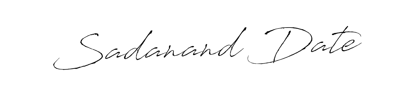 Use a signature maker to create a handwritten signature online. With this signature software, you can design (Antro_Vectra) your own signature for name Sadanand Date. Sadanand Date signature style 6 images and pictures png