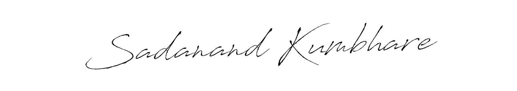 Sadanand Kumbhare stylish signature style. Best Handwritten Sign (Antro_Vectra) for my name. Handwritten Signature Collection Ideas for my name Sadanand Kumbhare. Sadanand Kumbhare signature style 6 images and pictures png