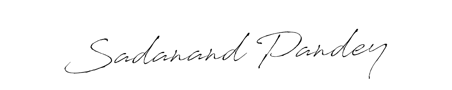 Make a beautiful signature design for name Sadanand Pandey. Use this online signature maker to create a handwritten signature for free. Sadanand Pandey signature style 6 images and pictures png