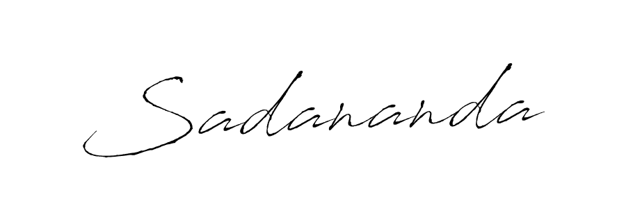 How to make Sadananda name signature. Use Antro_Vectra style for creating short signs online. This is the latest handwritten sign. Sadananda signature style 6 images and pictures png