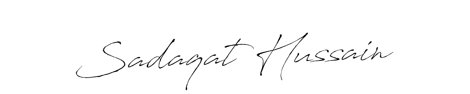 Use a signature maker to create a handwritten signature online. With this signature software, you can design (Antro_Vectra) your own signature for name Sadaqat Hussain. Sadaqat Hussain signature style 6 images and pictures png