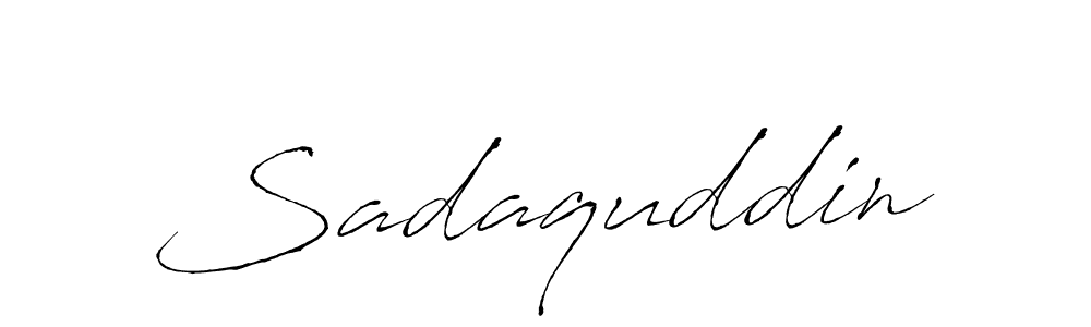 Antro_Vectra is a professional signature style that is perfect for those who want to add a touch of class to their signature. It is also a great choice for those who want to make their signature more unique. Get Sadaquddin name to fancy signature for free. Sadaquddin signature style 6 images and pictures png