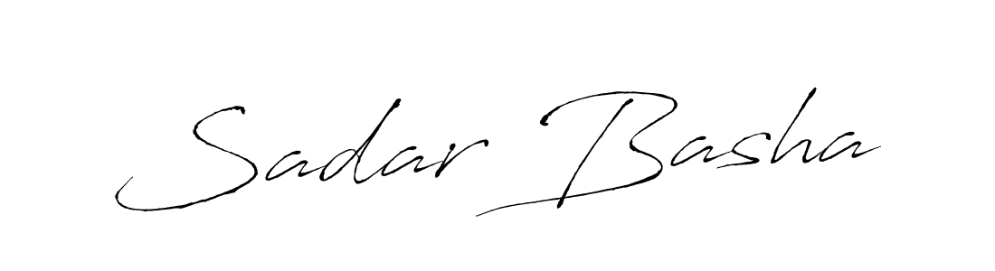 The best way (Antro_Vectra) to make a short signature is to pick only two or three words in your name. The name Sadar Basha include a total of six letters. For converting this name. Sadar Basha signature style 6 images and pictures png