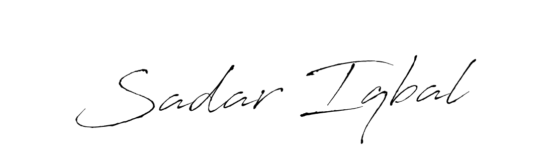 This is the best signature style for the Sadar Iqbal name. Also you like these signature font (Antro_Vectra). Mix name signature. Sadar Iqbal signature style 6 images and pictures png