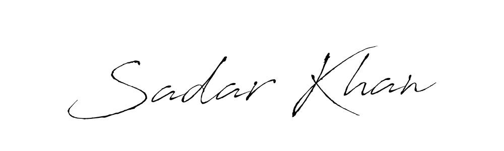 It looks lik you need a new signature style for name Sadar Khan. Design unique handwritten (Antro_Vectra) signature with our free signature maker in just a few clicks. Sadar Khan signature style 6 images and pictures png