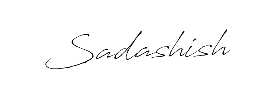 Design your own signature with our free online signature maker. With this signature software, you can create a handwritten (Antro_Vectra) signature for name Sadashish. Sadashish signature style 6 images and pictures png