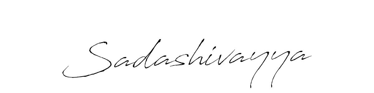 How to make Sadashivayya signature? Antro_Vectra is a professional autograph style. Create handwritten signature for Sadashivayya name. Sadashivayya signature style 6 images and pictures png