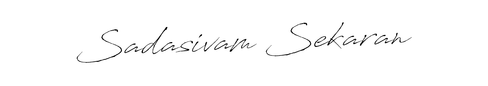 Use a signature maker to create a handwritten signature online. With this signature software, you can design (Antro_Vectra) your own signature for name Sadasivam Sekaran. Sadasivam Sekaran signature style 6 images and pictures png
