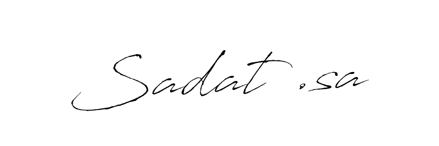 This is the best signature style for the Sadat .sa name. Also you like these signature font (Antro_Vectra). Mix name signature. Sadat .sa signature style 6 images and pictures png