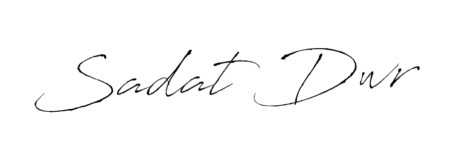 Create a beautiful signature design for name Sadat Dwr. With this signature (Antro_Vectra) fonts, you can make a handwritten signature for free. Sadat Dwr signature style 6 images and pictures png