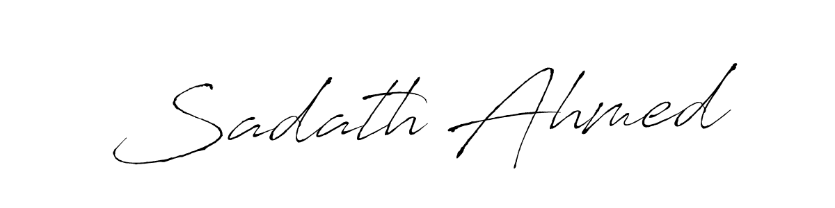 Make a short Sadath Ahmed signature style. Manage your documents anywhere anytime using Antro_Vectra. Create and add eSignatures, submit forms, share and send files easily. Sadath Ahmed signature style 6 images and pictures png