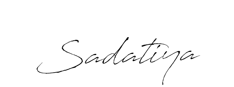 Create a beautiful signature design for name Sadatiya. With this signature (Antro_Vectra) fonts, you can make a handwritten signature for free. Sadatiya signature style 6 images and pictures png