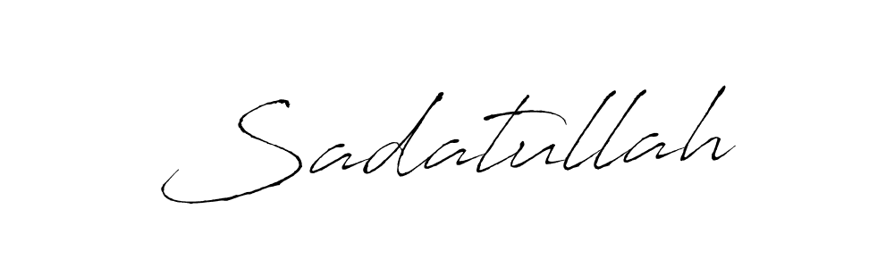 How to make Sadatullah name signature. Use Antro_Vectra style for creating short signs online. This is the latest handwritten sign. Sadatullah signature style 6 images and pictures png