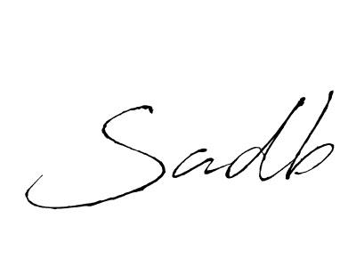 Also You can easily find your signature by using the search form. We will create Sadb name handwritten signature images for you free of cost using Antro_Vectra sign style. Sadb signature style 6 images and pictures png