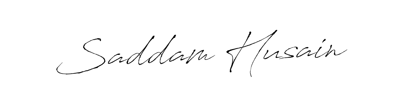 Also we have Saddam Husain name is the best signature style. Create professional handwritten signature collection using Antro_Vectra autograph style. Saddam Husain signature style 6 images and pictures png