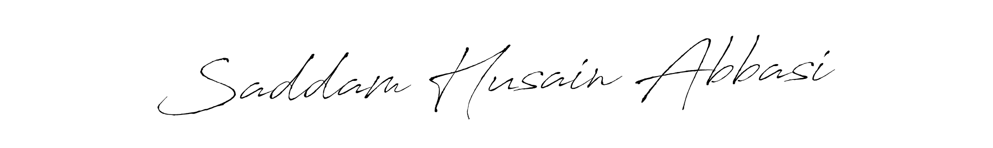 The best way (Antro_Vectra) to make a short signature is to pick only two or three words in your name. The name Saddam Husain Abbasi include a total of six letters. For converting this name. Saddam Husain Abbasi signature style 6 images and pictures png