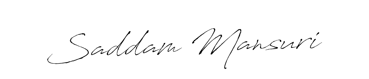 It looks lik you need a new signature style for name Saddam Mansuri. Design unique handwritten (Antro_Vectra) signature with our free signature maker in just a few clicks. Saddam Mansuri signature style 6 images and pictures png