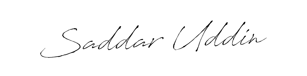 Saddar Uddin stylish signature style. Best Handwritten Sign (Antro_Vectra) for my name. Handwritten Signature Collection Ideas for my name Saddar Uddin. Saddar Uddin signature style 6 images and pictures png