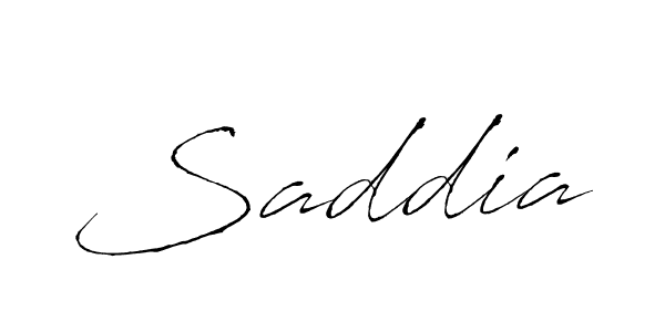 How to make Saddia name signature. Use Antro_Vectra style for creating short signs online. This is the latest handwritten sign. Saddia signature style 6 images and pictures png