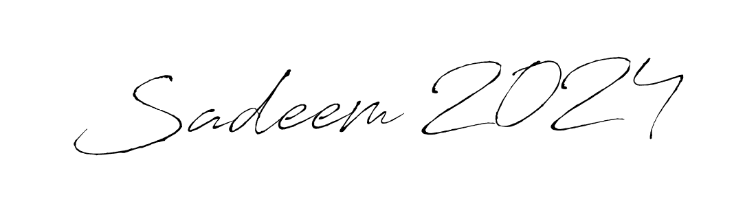 Antro_Vectra is a professional signature style that is perfect for those who want to add a touch of class to their signature. It is also a great choice for those who want to make their signature more unique. Get Sadeem 2024 name to fancy signature for free. Sadeem 2024 signature style 6 images and pictures png