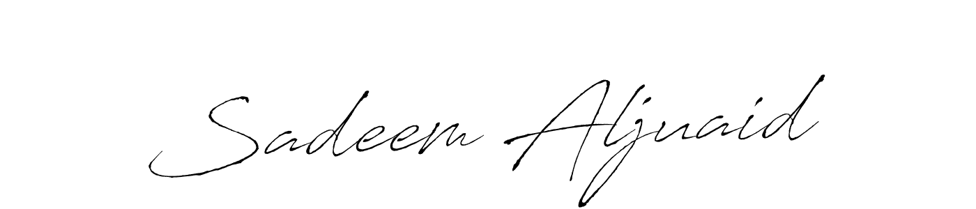 Use a signature maker to create a handwritten signature online. With this signature software, you can design (Antro_Vectra) your own signature for name Sadeem Aljuaid. Sadeem Aljuaid signature style 6 images and pictures png