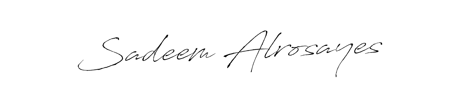 if you are searching for the best signature style for your name Sadeem Alrosayes. so please give up your signature search. here we have designed multiple signature styles  using Antro_Vectra. Sadeem Alrosayes signature style 6 images and pictures png