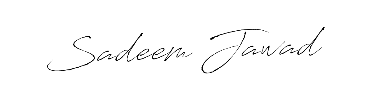 It looks lik you need a new signature style for name Sadeem Jawad. Design unique handwritten (Antro_Vectra) signature with our free signature maker in just a few clicks. Sadeem Jawad signature style 6 images and pictures png