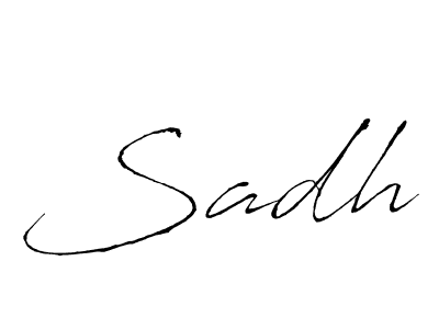 It looks lik you need a new signature style for name Sadh. Design unique handwritten (Antro_Vectra) signature with our free signature maker in just a few clicks. Sadh signature style 6 images and pictures png