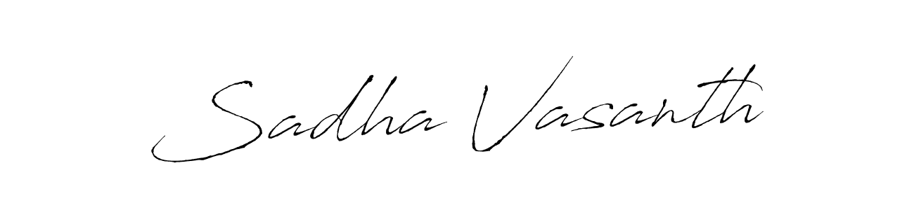 How to Draw Sadha Vasanth signature style? Antro_Vectra is a latest design signature styles for name Sadha Vasanth. Sadha Vasanth signature style 6 images and pictures png