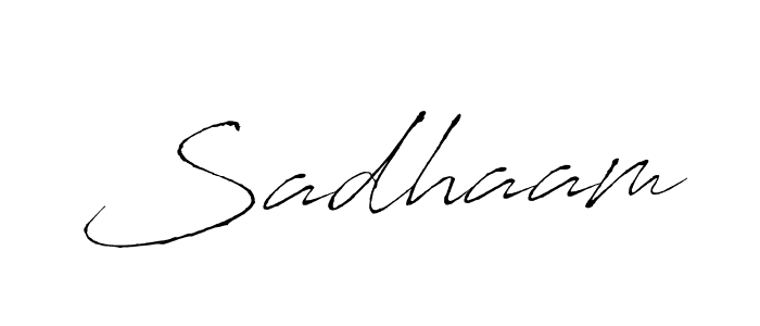 How to make Sadhaam name signature. Use Antro_Vectra style for creating short signs online. This is the latest handwritten sign. Sadhaam signature style 6 images and pictures png