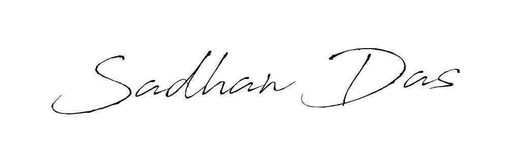 Use a signature maker to create a handwritten signature online. With this signature software, you can design (Antro_Vectra) your own signature for name Sadhan Das. Sadhan Das signature style 6 images and pictures png