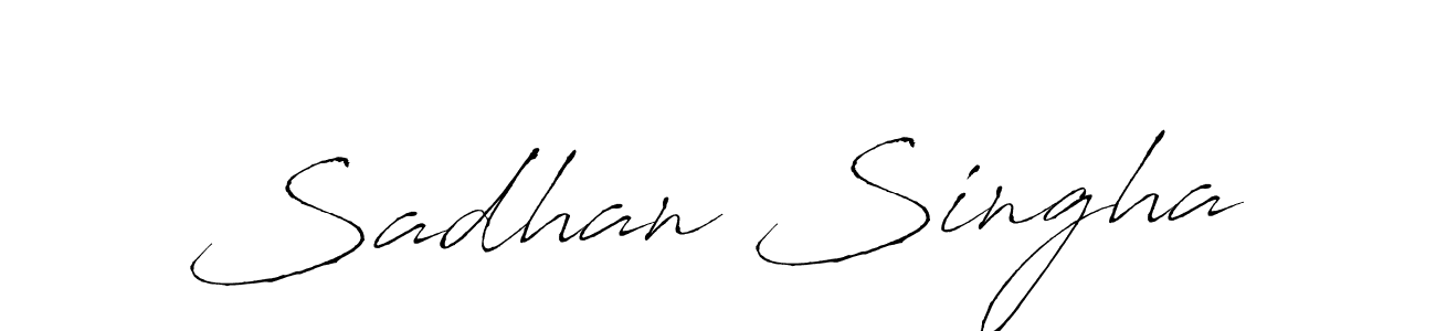 Once you've used our free online signature maker to create your best signature Antro_Vectra style, it's time to enjoy all of the benefits that Sadhan Singha name signing documents. Sadhan Singha signature style 6 images and pictures png