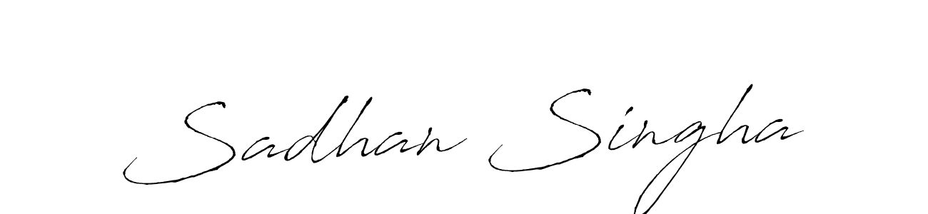 Make a beautiful signature design for name Sadhan Singha. Use this online signature maker to create a handwritten signature for free. Sadhan Singha signature style 6 images and pictures png