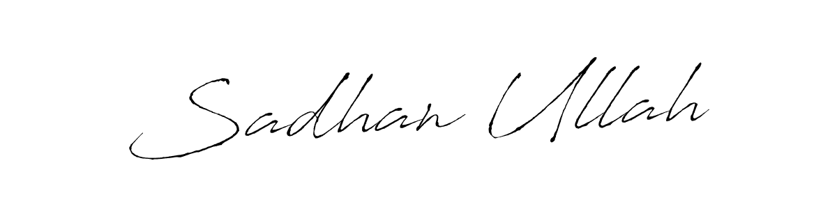 Make a beautiful signature design for name Sadhan Ullah. Use this online signature maker to create a handwritten signature for free. Sadhan Ullah signature style 6 images and pictures png