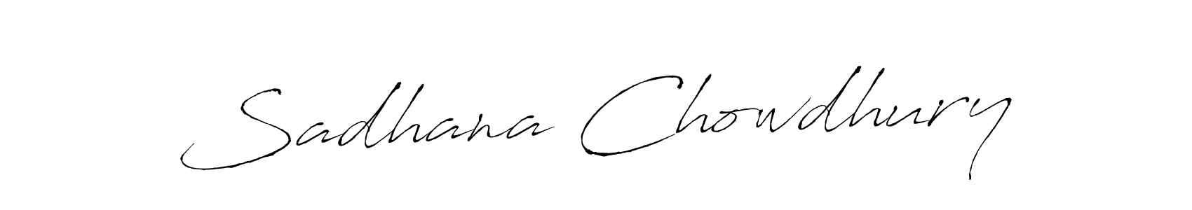 It looks lik you need a new signature style for name Sadhana Chowdhury. Design unique handwritten (Antro_Vectra) signature with our free signature maker in just a few clicks. Sadhana Chowdhury signature style 6 images and pictures png