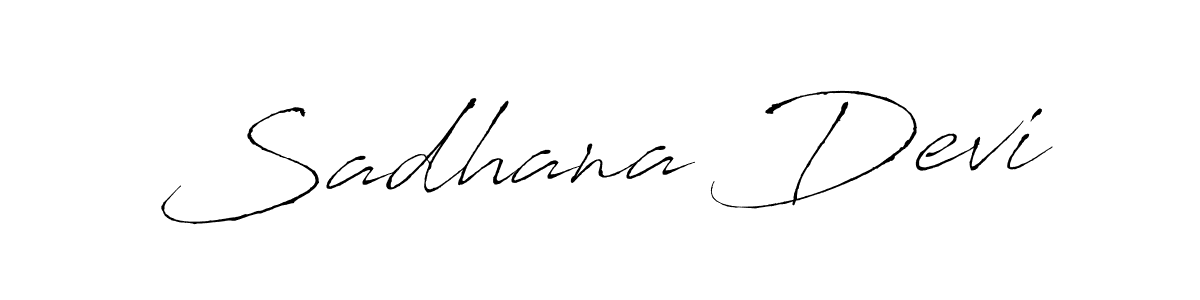 Make a beautiful signature design for name Sadhana Devi. Use this online signature maker to create a handwritten signature for free. Sadhana Devi signature style 6 images and pictures png