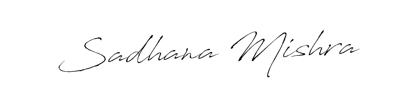 The best way (Antro_Vectra) to make a short signature is to pick only two or three words in your name. The name Sadhana Mishra include a total of six letters. For converting this name. Sadhana Mishra signature style 6 images and pictures png