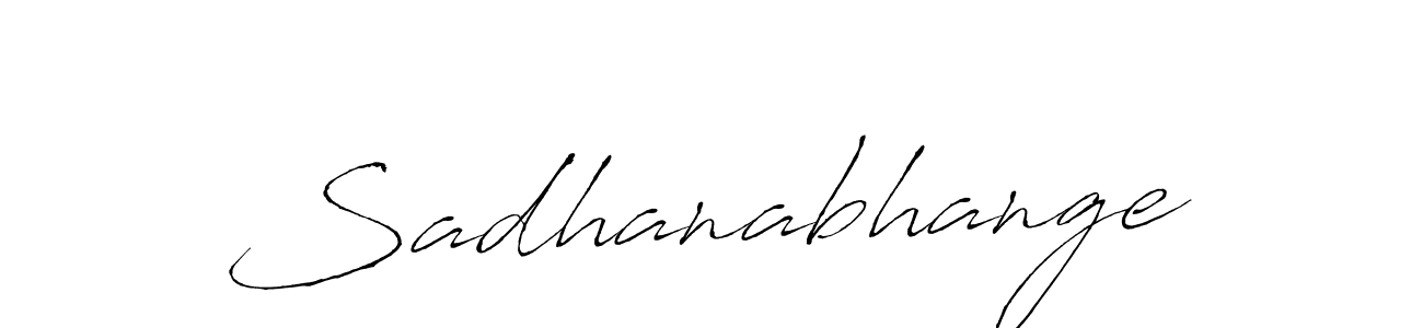 How to make Sadhanabhange signature? Antro_Vectra is a professional autograph style. Create handwritten signature for Sadhanabhange name. Sadhanabhange signature style 6 images and pictures png