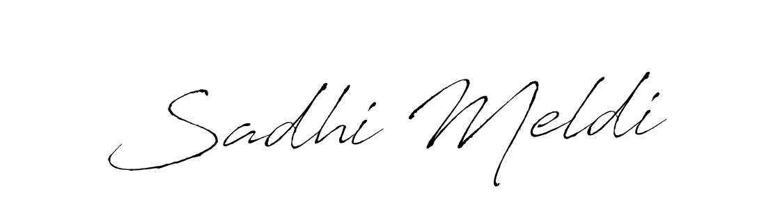 Also we have Sadhi Meldi name is the best signature style. Create professional handwritten signature collection using Antro_Vectra autograph style. Sadhi Meldi signature style 6 images and pictures png