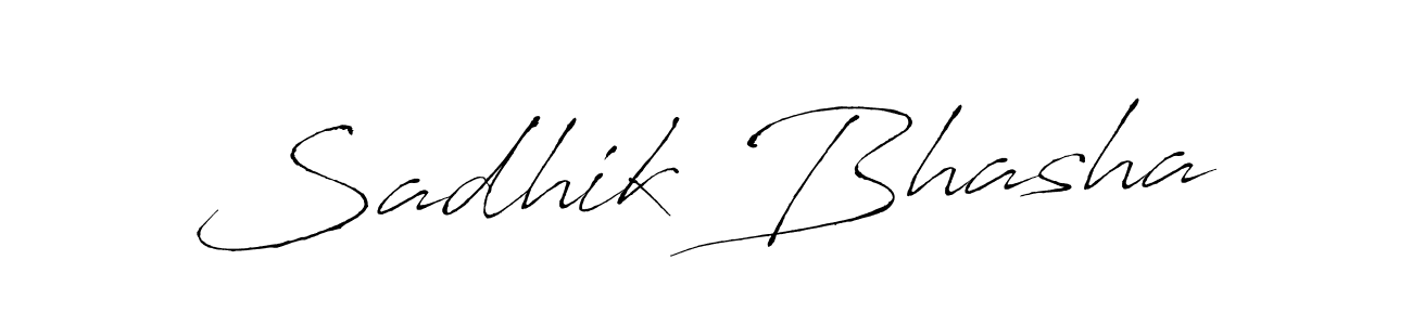 if you are searching for the best signature style for your name Sadhik Bhasha. so please give up your signature search. here we have designed multiple signature styles  using Antro_Vectra. Sadhik Bhasha signature style 6 images and pictures png