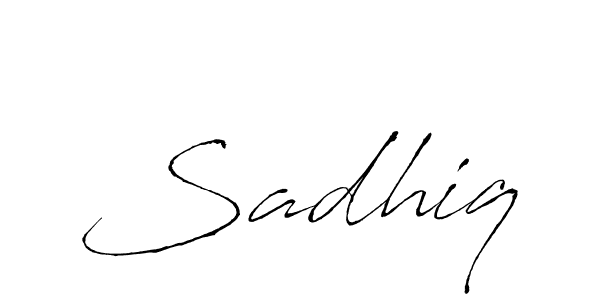Also we have Sadhiq name is the best signature style. Create professional handwritten signature collection using Antro_Vectra autograph style. Sadhiq signature style 6 images and pictures png