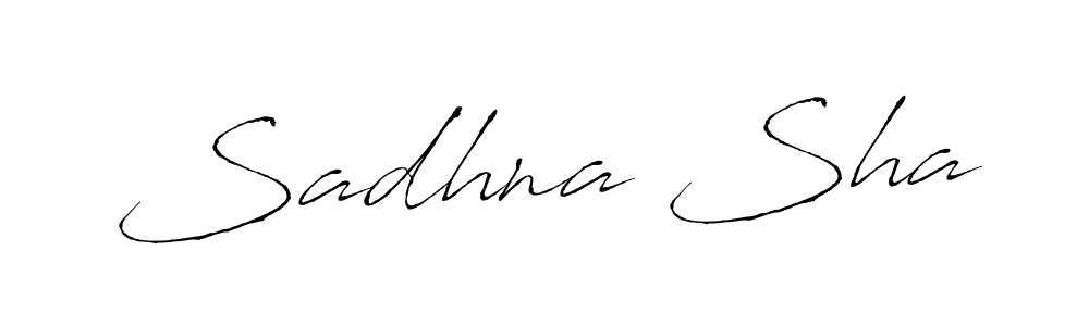 Create a beautiful signature design for name Sadhna Sha. With this signature (Antro_Vectra) fonts, you can make a handwritten signature for free. Sadhna Sha signature style 6 images and pictures png