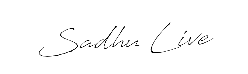 if you are searching for the best signature style for your name Sadhu Live. so please give up your signature search. here we have designed multiple signature styles  using Antro_Vectra. Sadhu Live signature style 6 images and pictures png