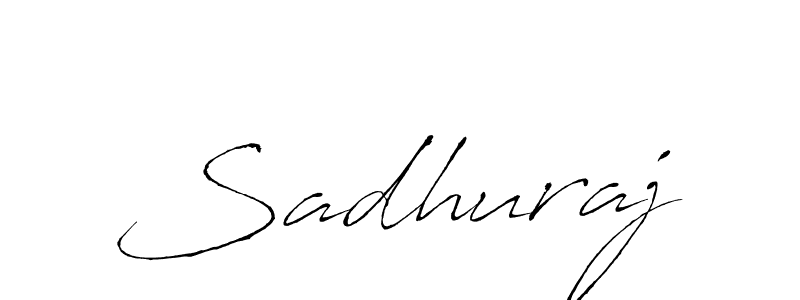 if you are searching for the best signature style for your name Sadhuraj. so please give up your signature search. here we have designed multiple signature styles  using Antro_Vectra. Sadhuraj signature style 6 images and pictures png