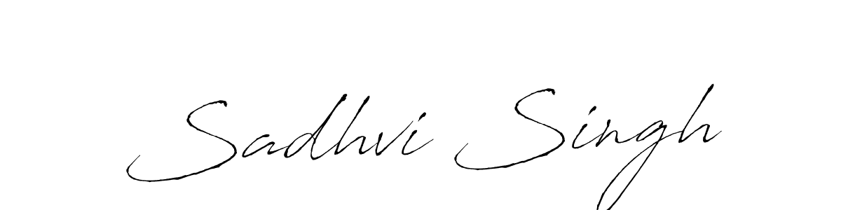Use a signature maker to create a handwritten signature online. With this signature software, you can design (Antro_Vectra) your own signature for name Sadhvi Singh. Sadhvi Singh signature style 6 images and pictures png