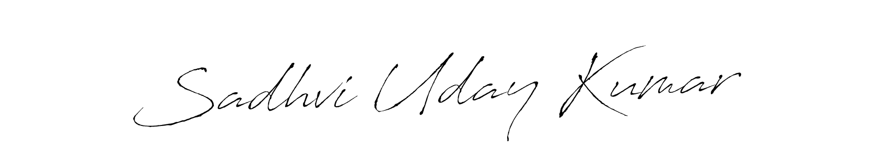 Make a beautiful signature design for name Sadhvi Uday Kumar. Use this online signature maker to create a handwritten signature for free. Sadhvi Uday Kumar signature style 6 images and pictures png