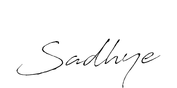 Also we have Sadhye name is the best signature style. Create professional handwritten signature collection using Antro_Vectra autograph style. Sadhye signature style 6 images and pictures png